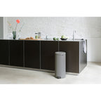 Brabantia NewIcon Pedal Bin 30L Mineral Concrete Grey