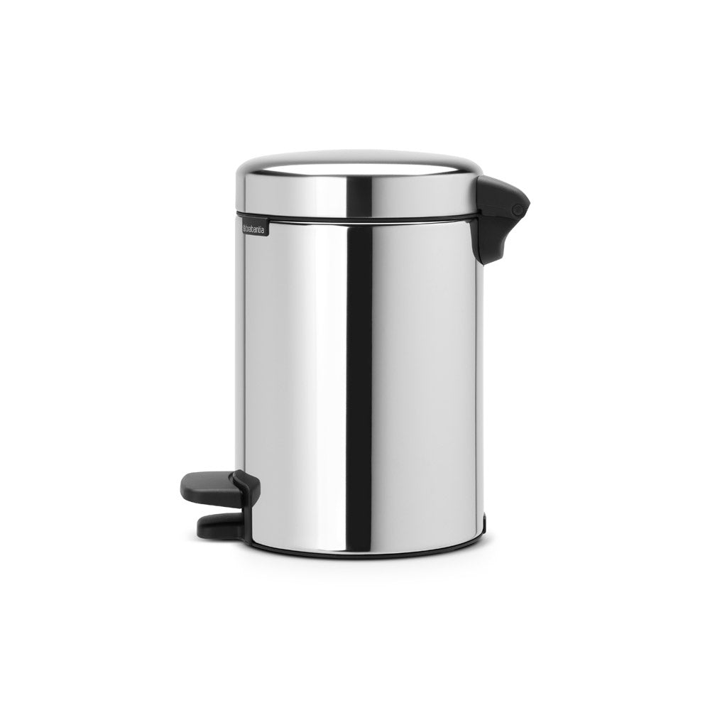 Brabantia NewIcon Pedal Bin 3L Brilliant Steel