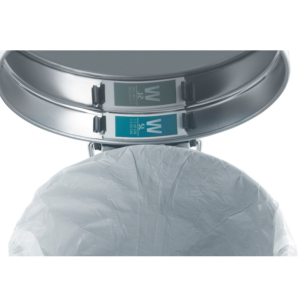 Brabantia NewIcon Pedal Bin 5L Matt Steel