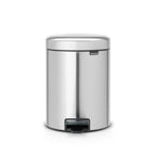 Brabantia NewIcon Pedal Bin 5L Matt Steel