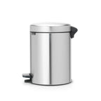 Brabantia NewIcon Pedal Bin 5L Matt Steel