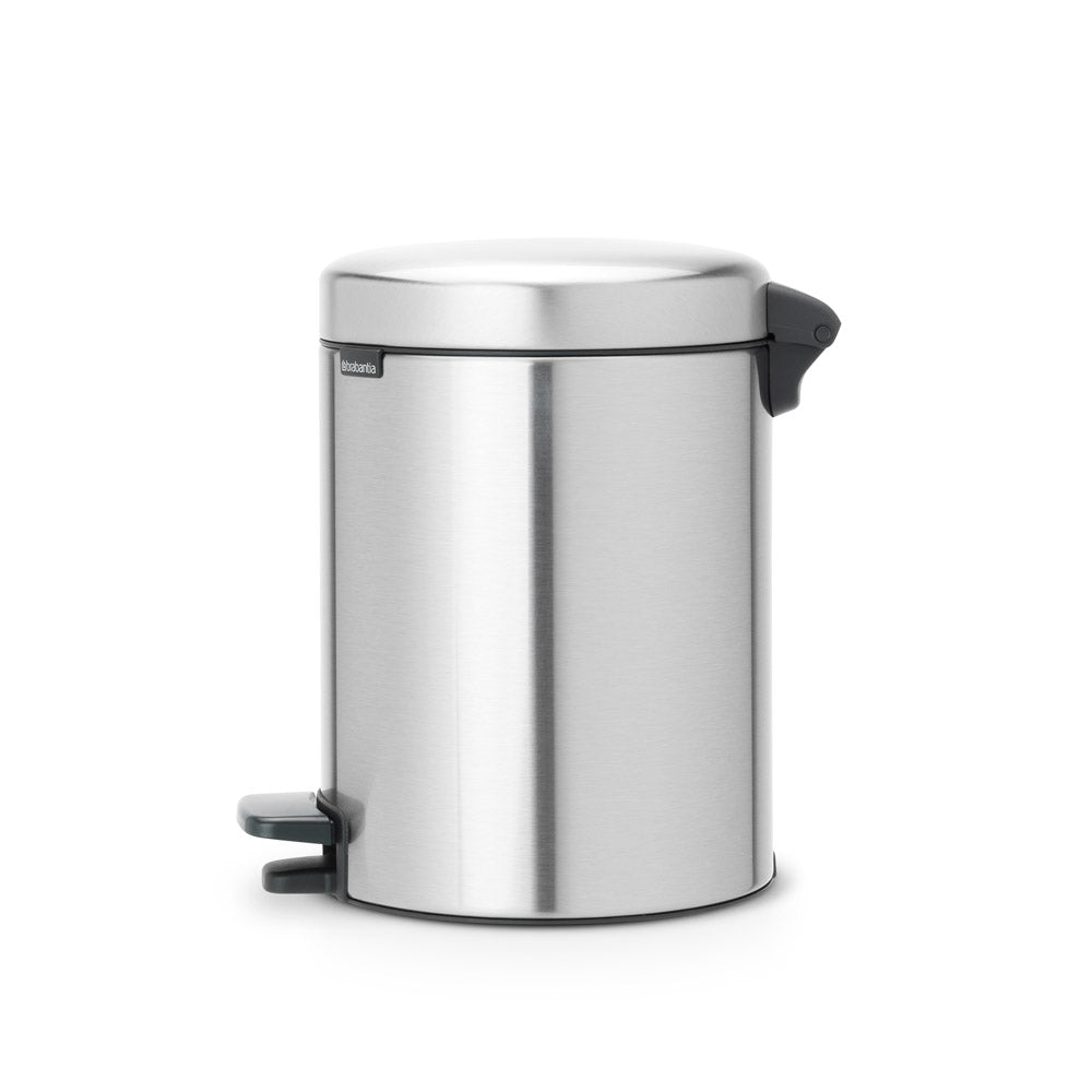 Brabantia NewIcon Pedal Bin 5L Matt Steel