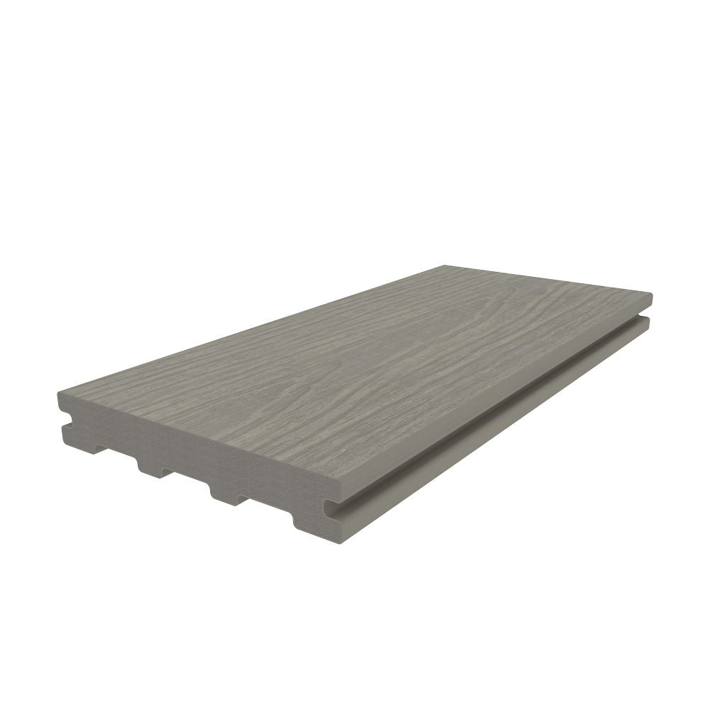 New Tech Wood Naturale Grooved Decking Board - Antique