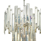 Odile 6 Light Pendant Champagne Crystal Polished Nickel Frame<br>Champagne Crystal