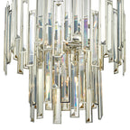 Odile 6 Light Pendant Champagne Crystal Polished Nickel Frame<br>Champagne Crystal