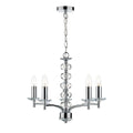Oleana 5 Light Pendant Polished Chrome Crystal<br>Polished Chrome