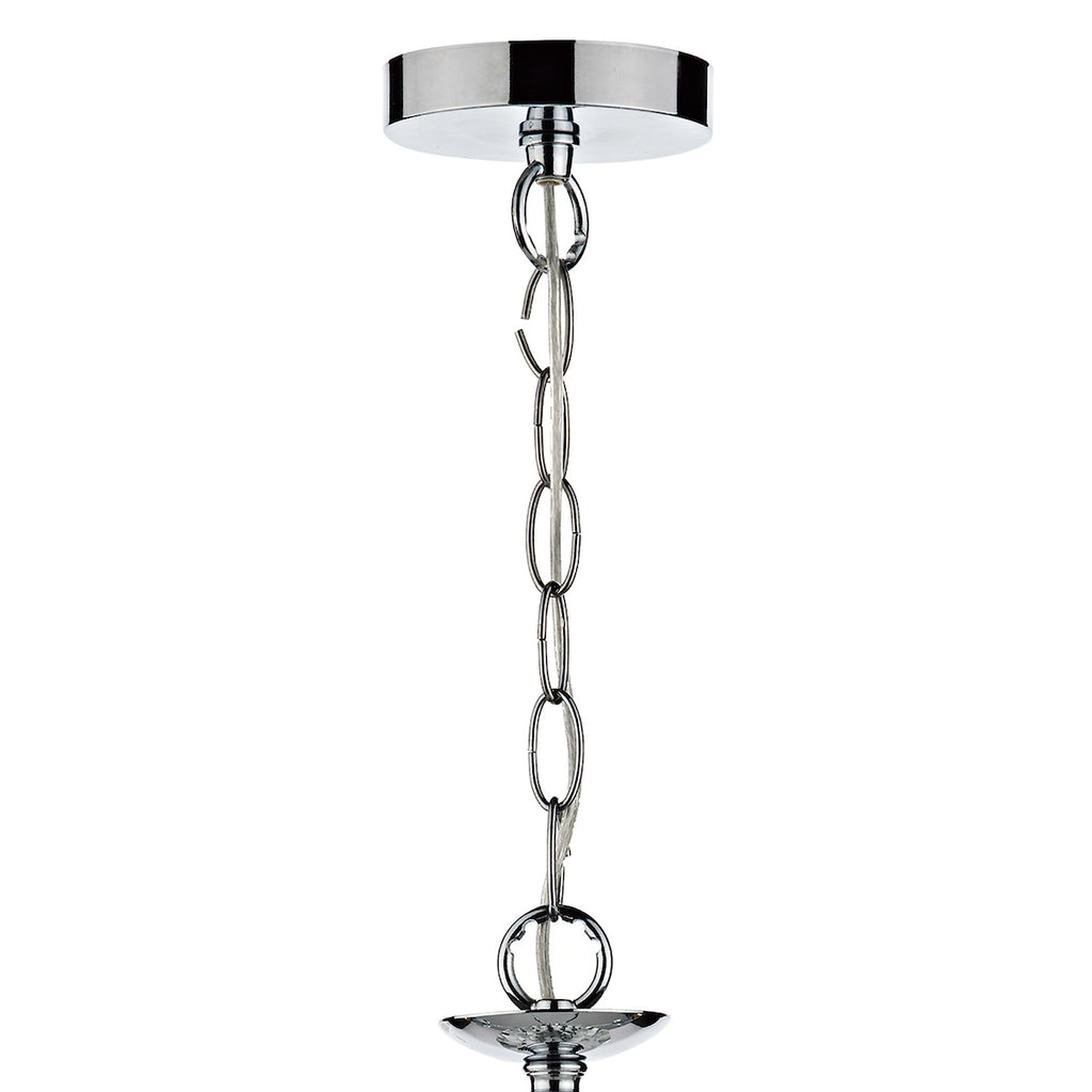 Oleana 5 Light Pendant Polished Chrome Crystal<br>Polished Chrome