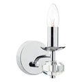 Oleana Wall Light Polished Chrome Crystal<br>Polished Chrome
