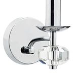 Oleana Wall Light Polished Chrome Crystal<br>Polished Chrome