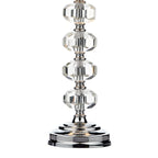 Oleana Table Lamp Polished Chrome Crystal With Shade <br>Polished Chrome