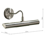 Onedin Picture Light Satin Chrome<br>Satin Chrome