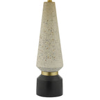 Onora Table Lamp White & Black With Shade <br>Matt Stone