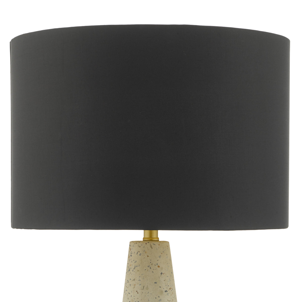 Onora Table Lamp White & Black With Shade <br>Matt Stone