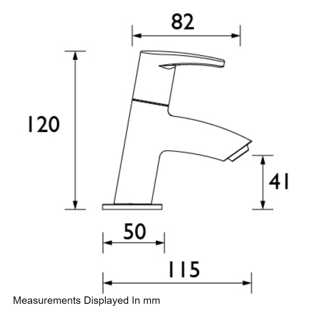 Bristan Orta Basin Taps - Chrome