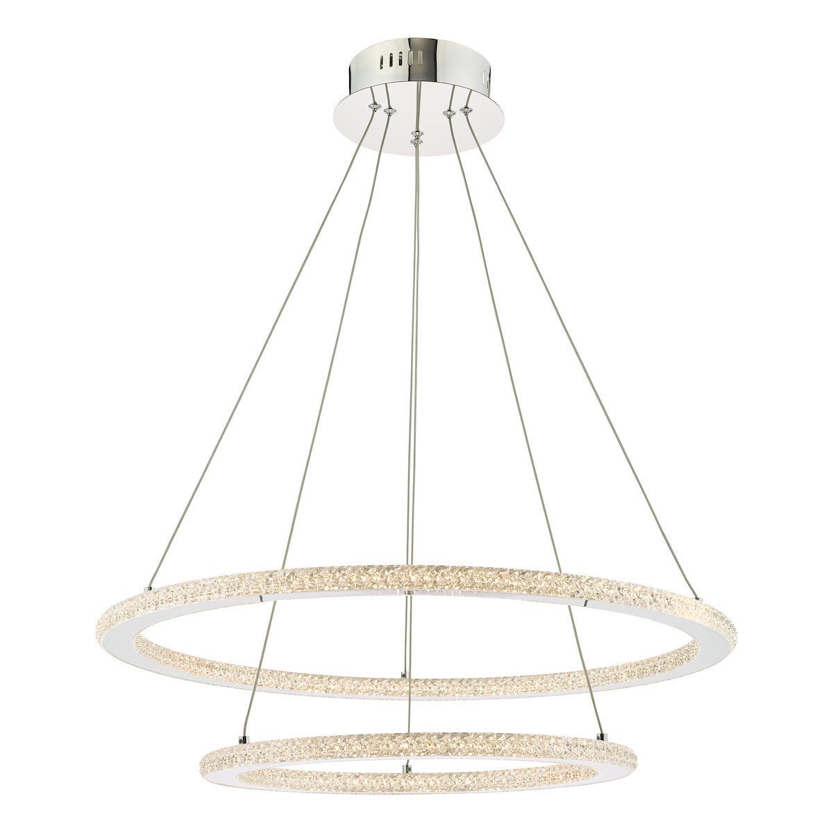 Orion 2 Ring Pendant Polished Chrome LED<br>Polished Chrome
