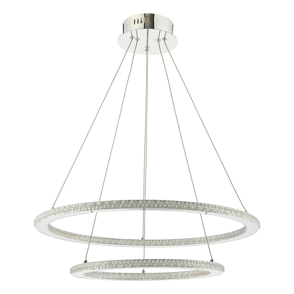 Orion 2 Ring Pendant Polished Chrome LED<br>Polished Chrome