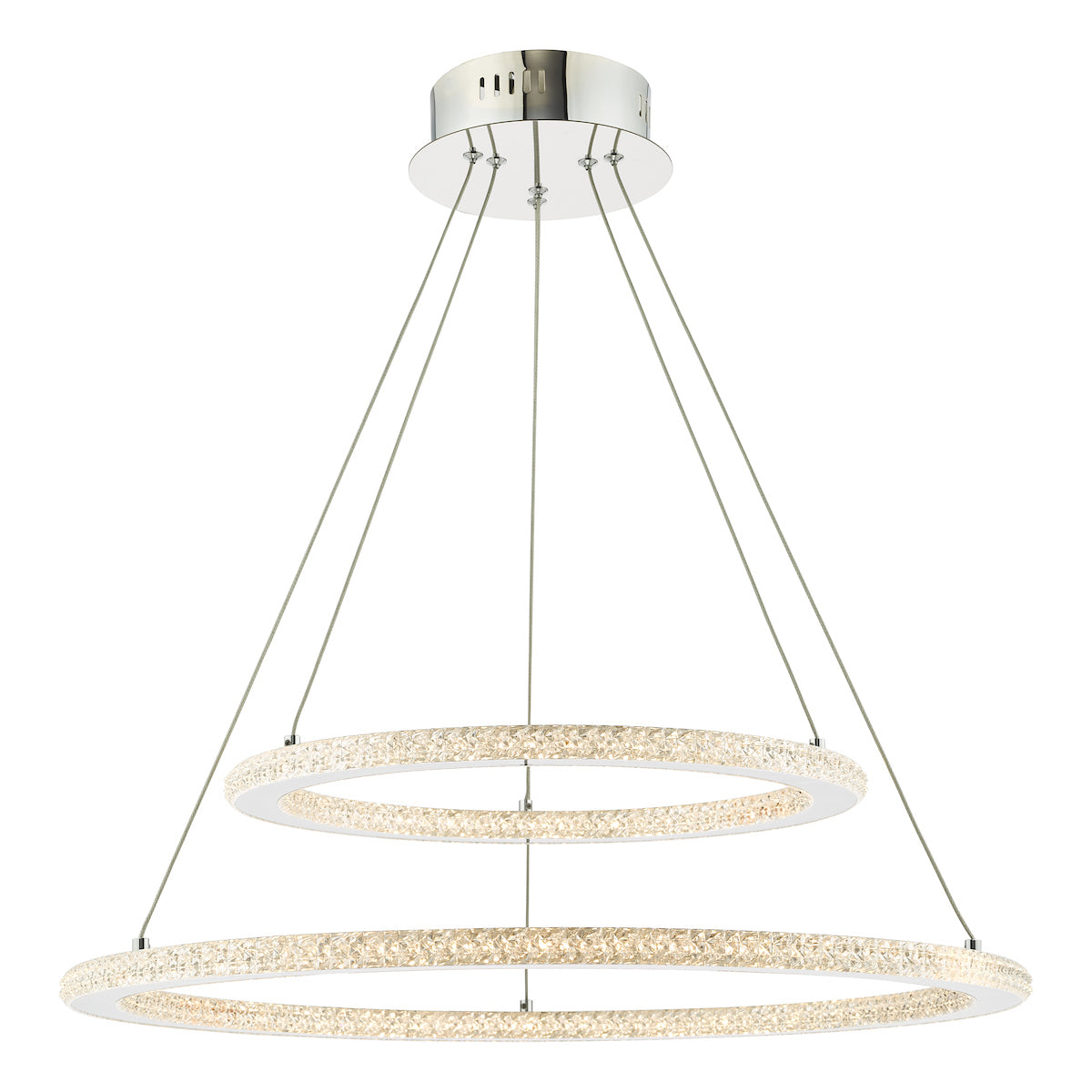 Orion 2 Ring Pendant Polished Chrome LED<br>Polished Chrome