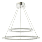 Orion 2 Ring Pendant Polished Chrome LED<br>Polished Chrome