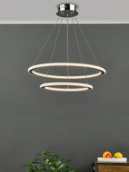 Orion 2 Ring Pendant Polished Chrome LED<br>Polished Chrome
