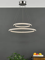 Orion 2 Ring Pendant Polished Chrome LED<br>Polished Chrome