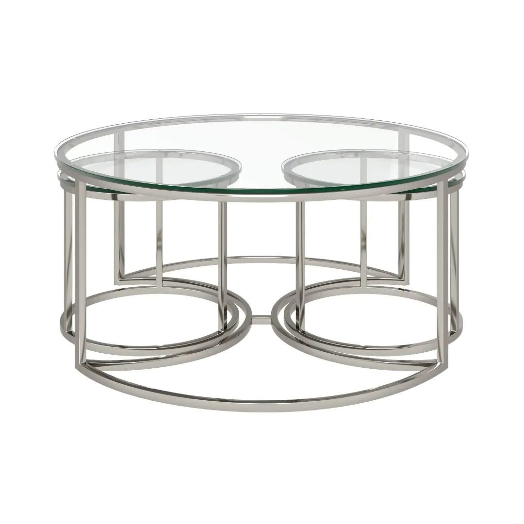 Orlando Glass Coffee Table Set