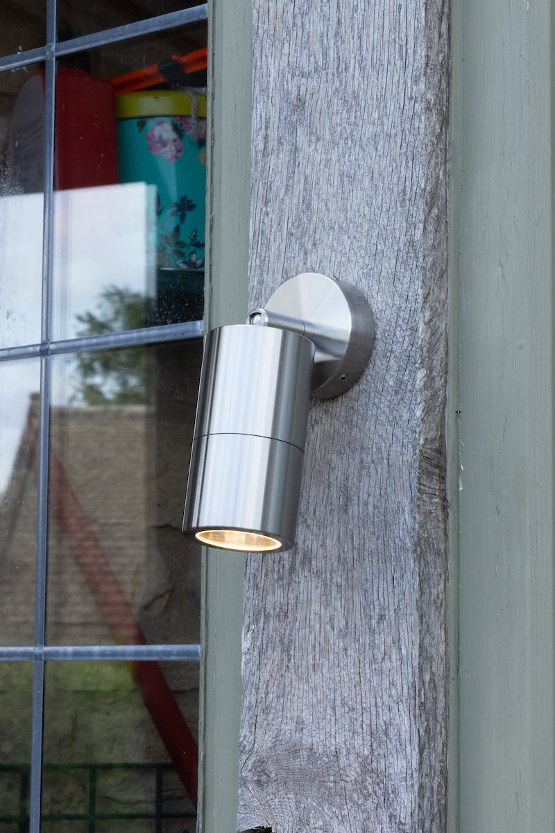 Ortega Outdoor Single Spotlight Aluminium IP65<br>Brushed Aluminium