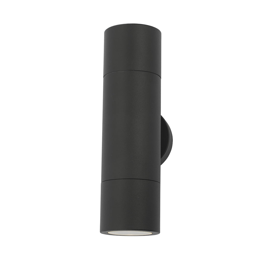 Ortega Outdoor 2 Light Wall Light Matt Black IP65<br>Matt Black