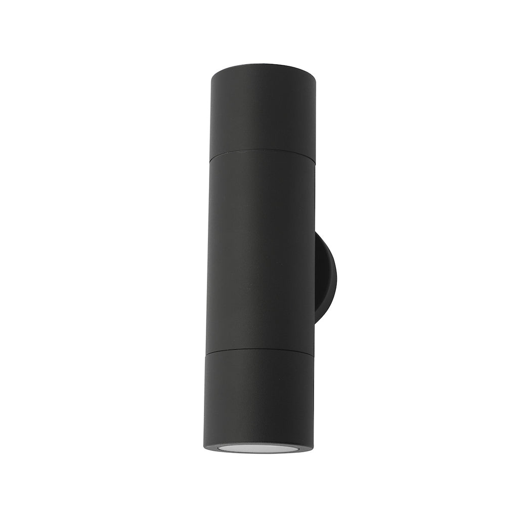 Ortega Outdoor 2 Light Wall Light Matt Black IP65<br>Matt Black
