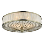 Oslo 3 Light Flush Antique Brass<br>Antique Brass