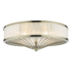 Oslo 3 Light Flush Antique Brass<br>Antique Brass