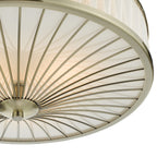 Oslo 3 Light Flush Antique Brass<br>Antique Brass