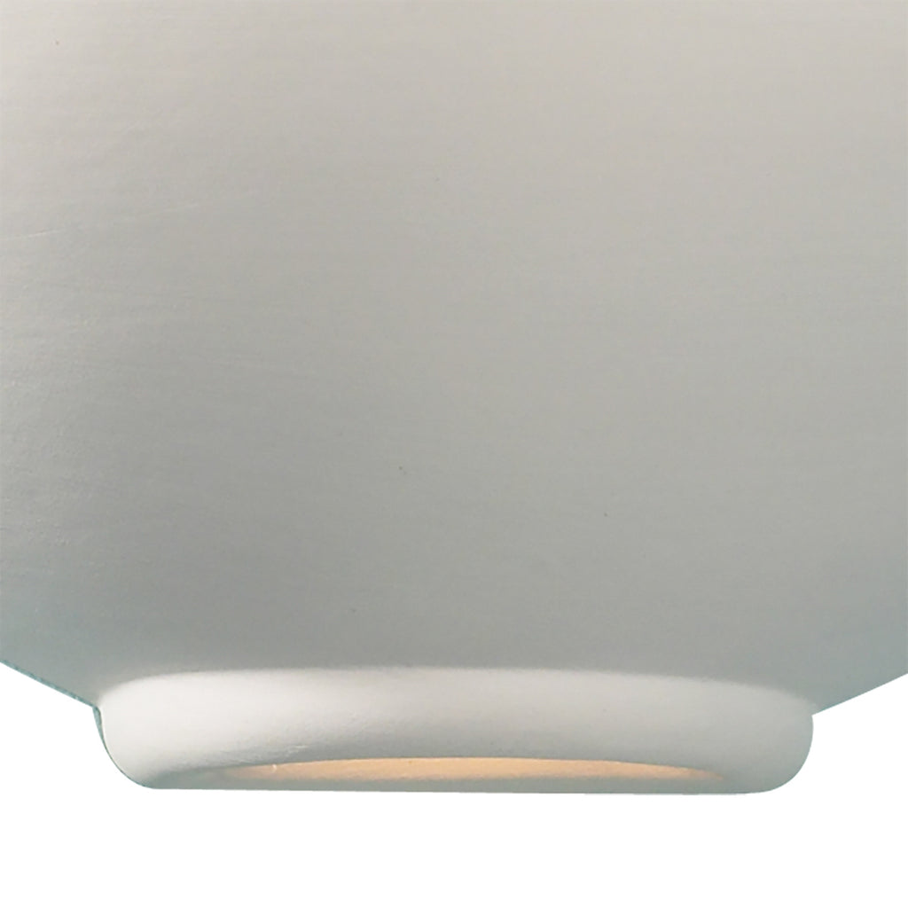 Otis Wall Washer Unglazed<br>White Ceramic