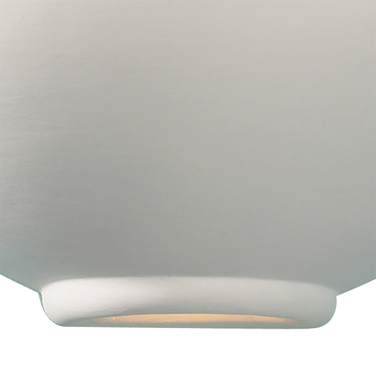 Otis Wall Washer Unglazed<br>White Ceramic