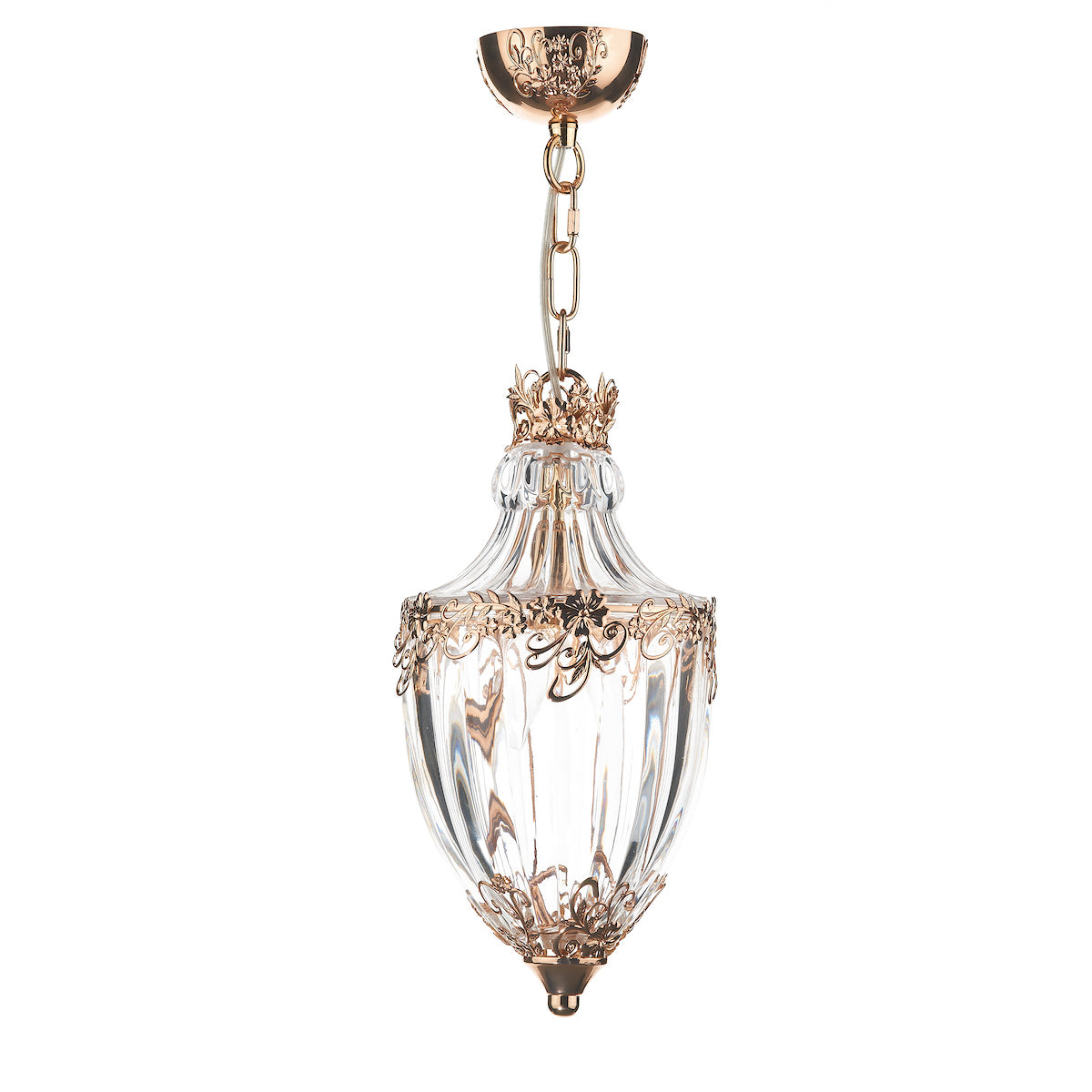 Ottoman 1 Light Pendant French Gold<br>Polished Gold