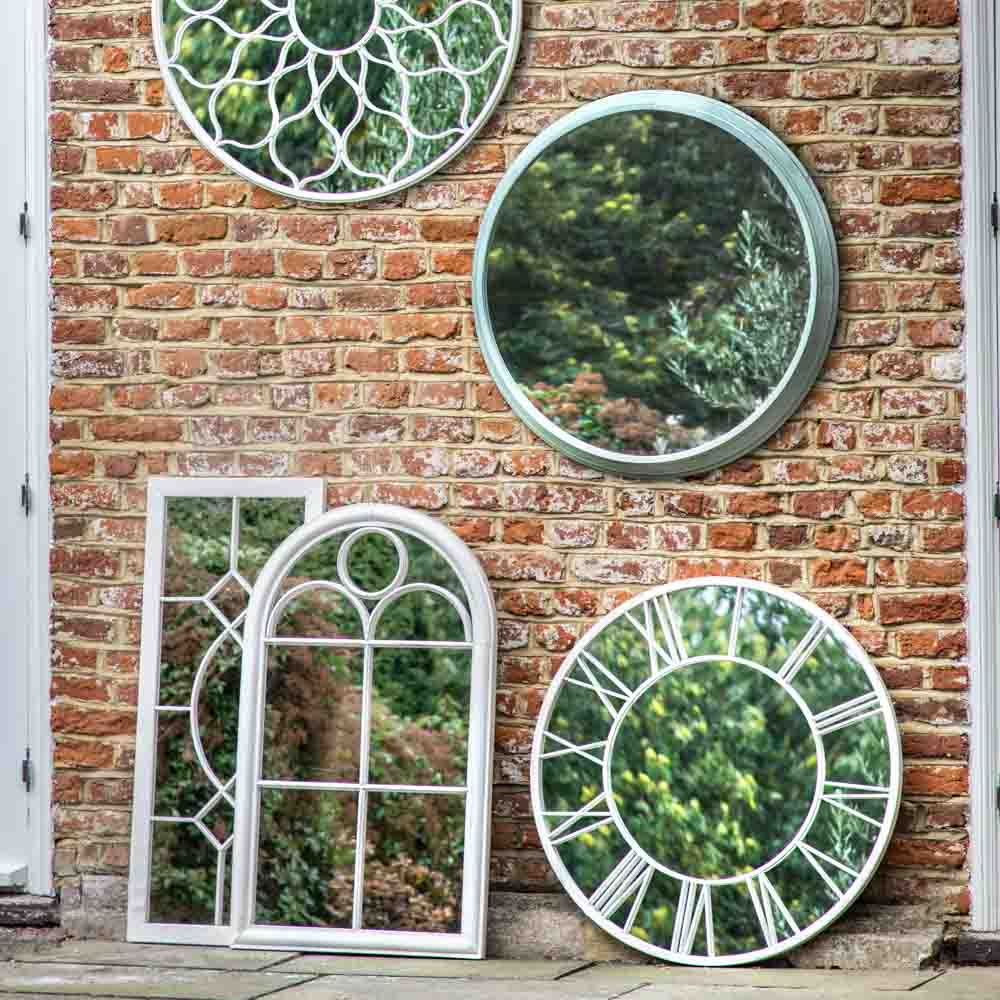 Horsham Outdoor Mirror White