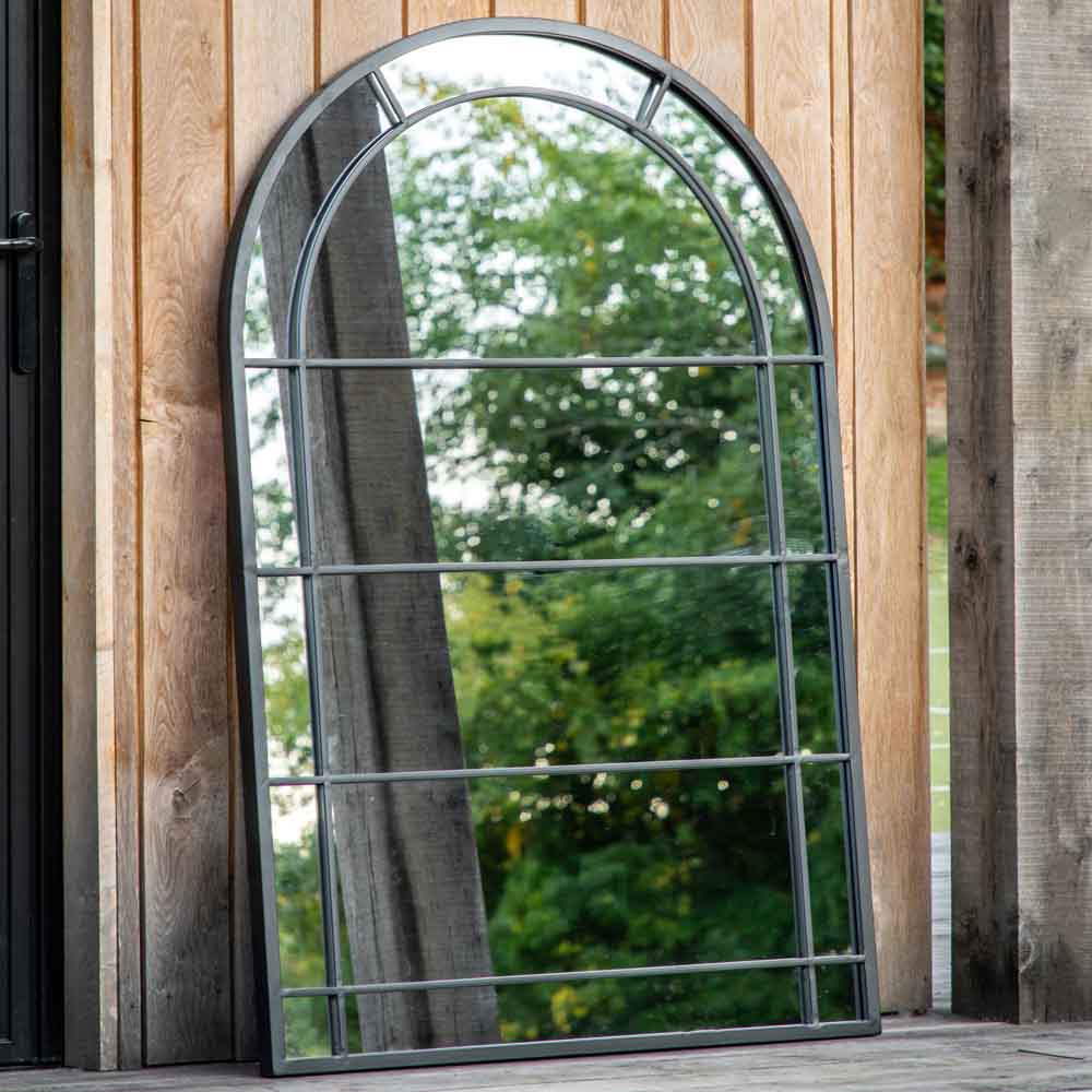 Longfield Outdoor Mirror Black