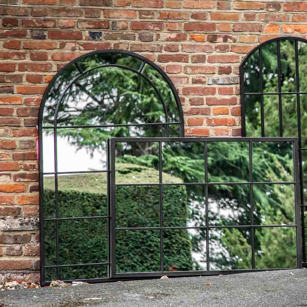 Longfield Outdoor Mirror Black