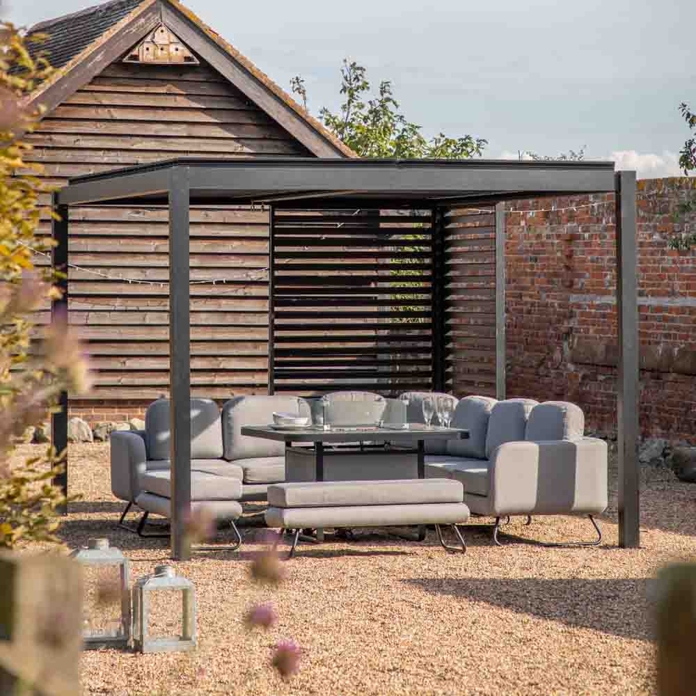 Montana Pergola 4m x 3m Black