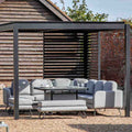 Montana Small Pergola Louvre Screen Black