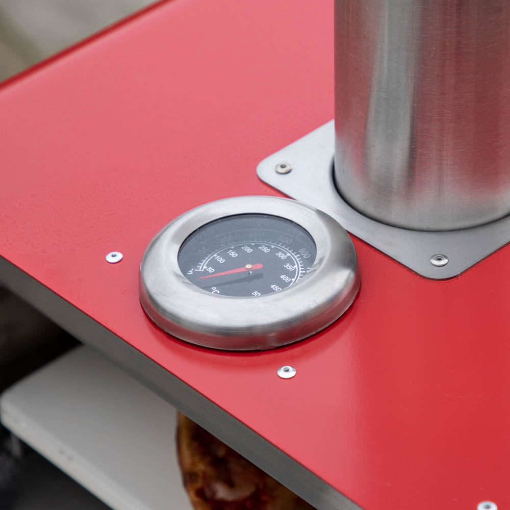 Sousse Pellet Pizza Oven Red