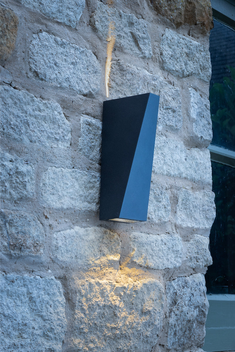 Paco Outdoor 2 Light Wall Light Matt Grey IP65 LED<br>Matt Grey