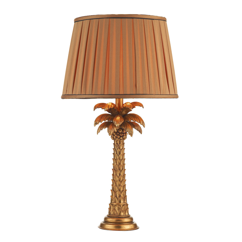 Palm Table Lamp Gold Base Only<br>Matt Gold