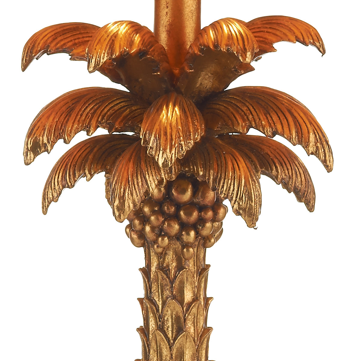 Palm Table Lamp Gold Base Only<br>Matt Gold