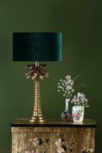 Palm Table Lamp Gold Base Only<br>Matt Gold