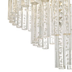 Paulita Bathroom 5 Light Flush Polished Chrome Glass IP44<br>Polished Chrome