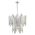 Penelope 6 Light Pendant Polished Chrome Clear Crystal<br>Polished Nickel