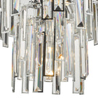 Penelope 6 Light Pendant Polished Chrome Clear Crystal<br>Polished Nickel