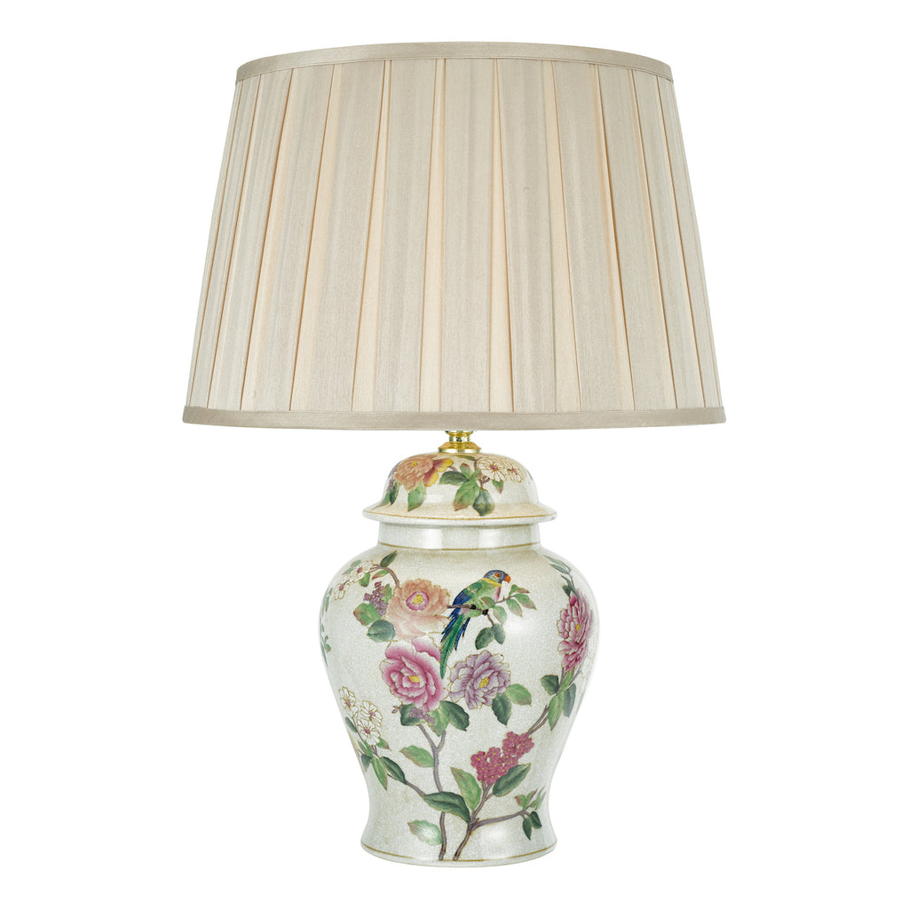 Peony Table Lamp Floral Design Base Only<br>Multi Coloured