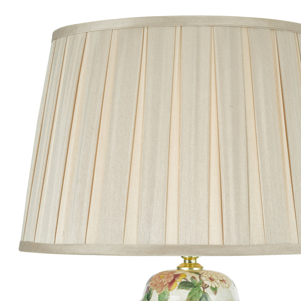 Peony Table Lamp Floral Design Base Only<br>Multi Coloured