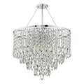 Pescara 5 Light Round Pendant Decorative Crystal<br>Crystal
